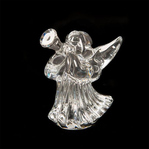 Baccarat Crystal Figurine Angel With Horn