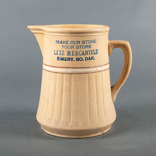 Vintage Red Wing Litz Mercantile Pitcher