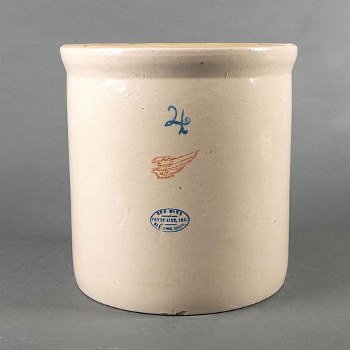 Red Wing Stoneware 4 Gallon Wing Crock