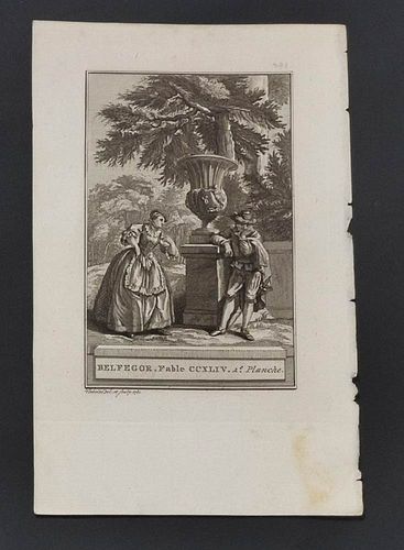 Reinier VINKELES (1741-1816) <br><br>The fables of La Fontaine, 1773; Etchings by Reinier VINKELES (1741-1816) printed in Amsterdam 1773<br>Lot of 53 