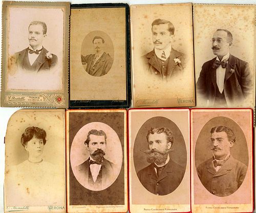 <br><br>Lot of 8 CDV from Verona<br><br>Lot of 8 CDV from Verona. Different tecniques and conditions<br>good and perfect conditions