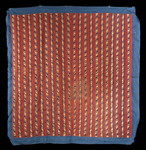 Huge & Superb Inca Polychrome Textile Panel