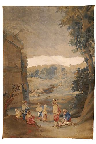 18/19th Ct Flemish Signed Tapestry