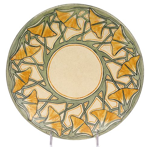 Newcomb Pottery 'Amelie Roman' Plate