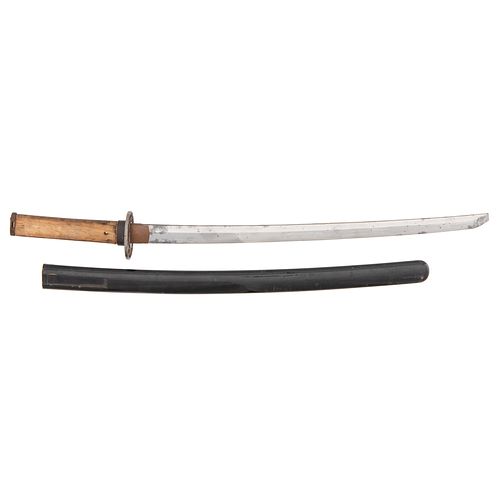Japanese Samurai Sword (Wakizashi) by Tamba no Kami Yoshimichi