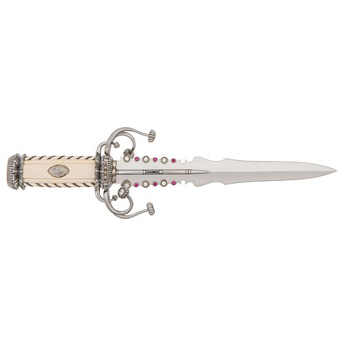 The Ultimate in a Decorated Quillon Dagger Conceived and Executed by the Brilliant Custom Knife Maker Lloyd Hale