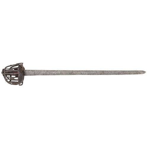 An Extremely Rare and Desirable Early 17th Century Scottish Wheel Pommel Backsword