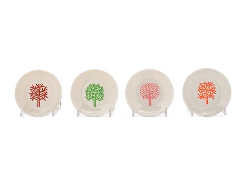 The Four Seasons Hotel
American, Mid 20th Century
Set of Four AshtraysSterling China, USA