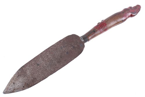 Dog Head Solider Dag Fighting Knife LARGE 19th C.
