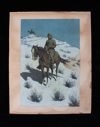 Remington, Frederic: The Cossack Post Chromo Litho