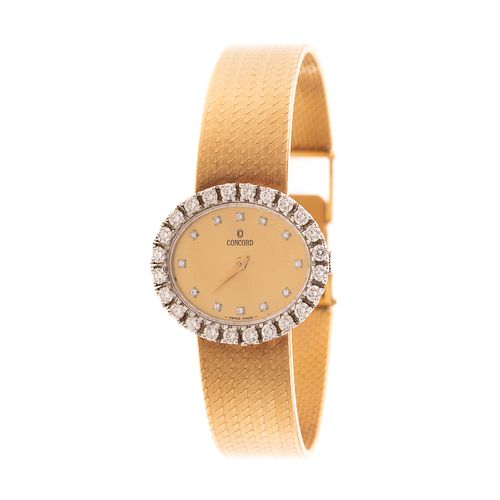 A Lady's Concord Wrist Watch in Diamonds & 14K