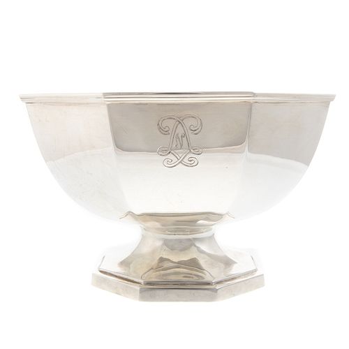 George V Silver Pedestal Bowl
