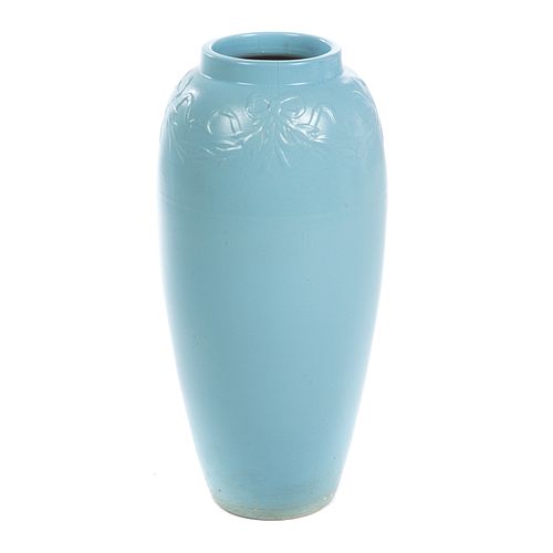 Art Pottery Turquoise Floor Vase