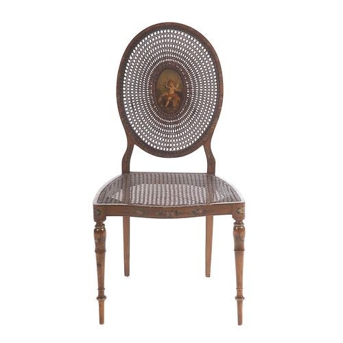 George III Style Cane Seat & Back Chair