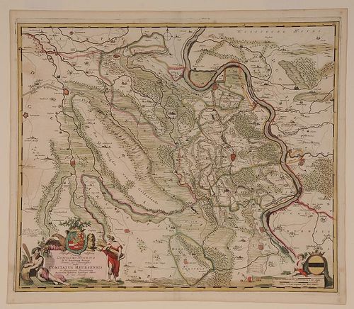 Four 17th Century European Maps