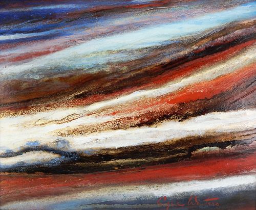 Eugene Winters Modern Striated Color Painting