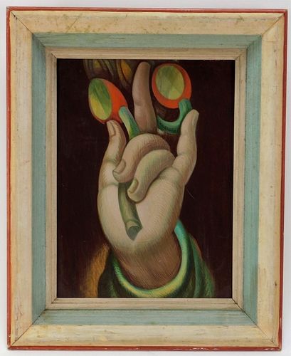 George Andrews Yphantis Buddhist Hand Painting
