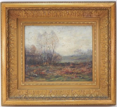 Henry Cooke White Impressionist Landscape Painting