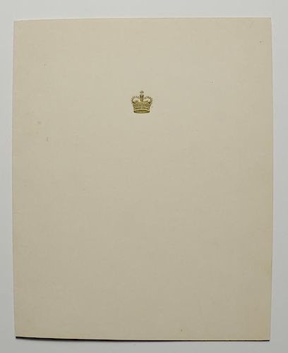 Queen Elizabeth II 1953 Christmas Card