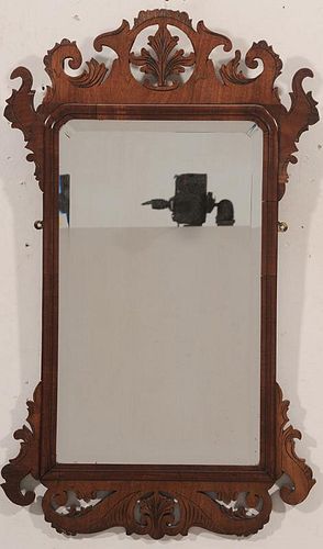 Chippendale Carved Mahogany Mirror