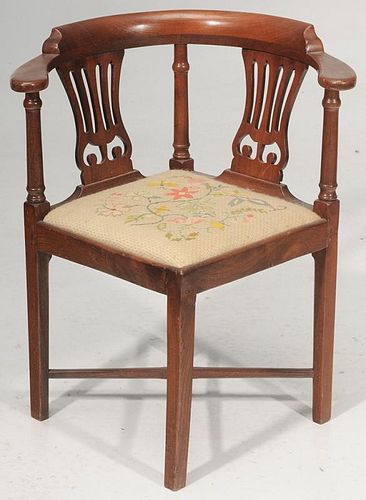 George III Corner Chair