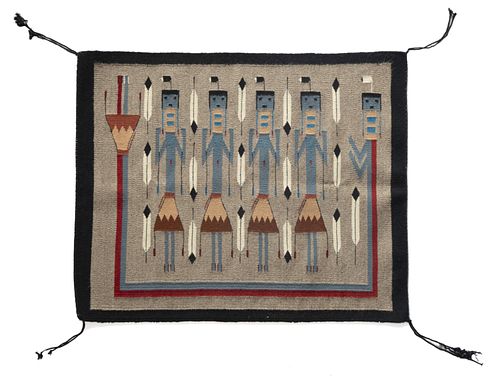 Navajo, Yei Textile, ca. 1970