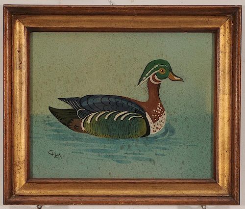 Two Decorative Paintings of Ducks