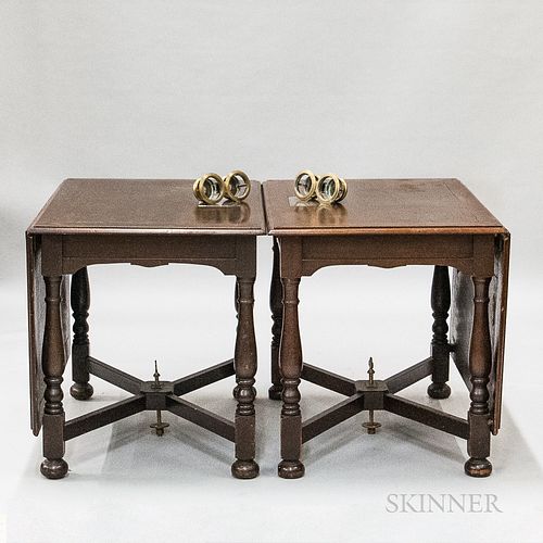 S.S. Governor Cobb Colonial Revival Mahogany Two-part Drop-leaf Table