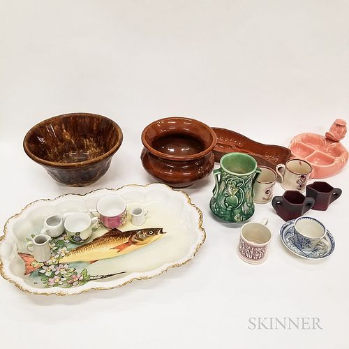 Thirty-one Pieces of Ceramic and Pottery Tableware