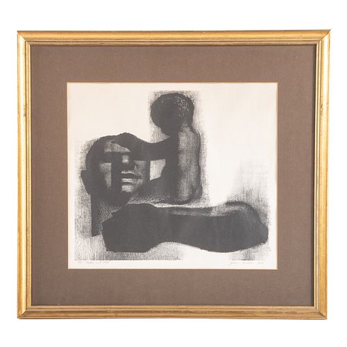 John Wilson. "Father and Child," lithograph