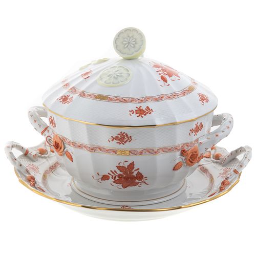 Herend Soup Tureen & Underplate