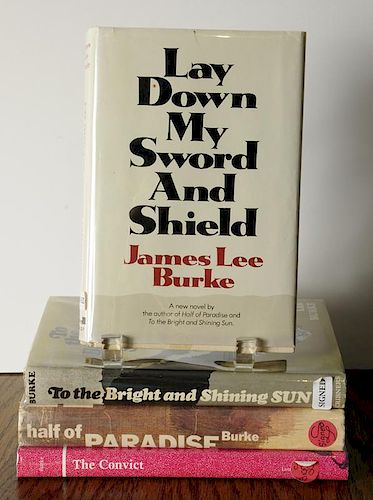 Four Signed James Lee Burke Books