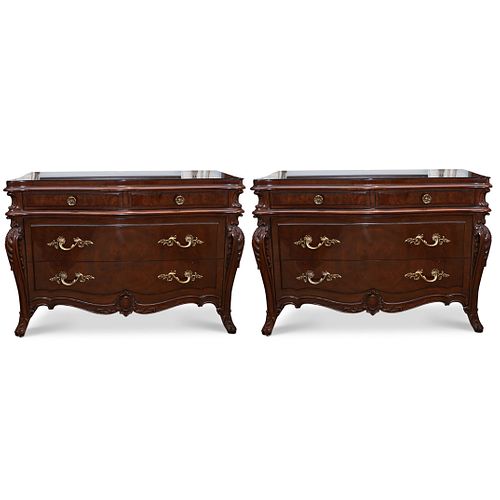 Pair Of "Karges" Georgian Chest Dressers