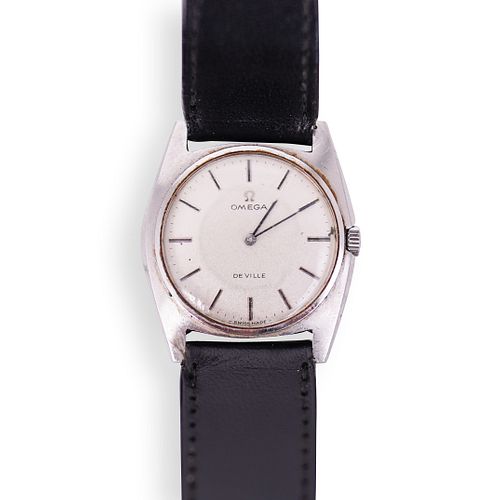 Vintage Omega Deville Stainless Steel Watch
