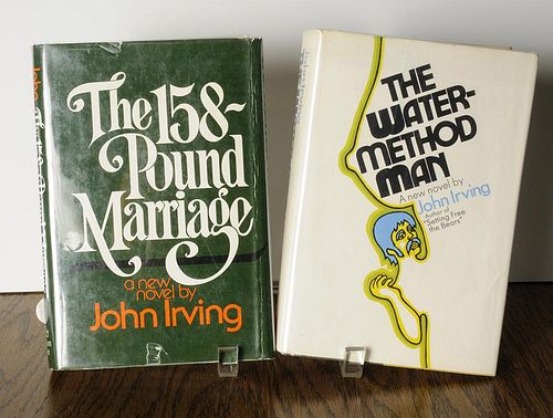 Two Signed John Irving Books