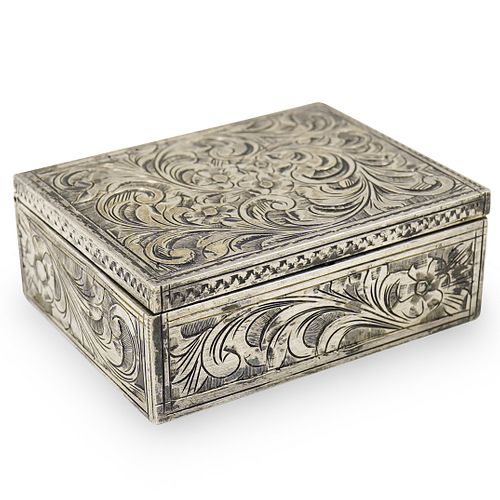 Sterling Silver Compact Case