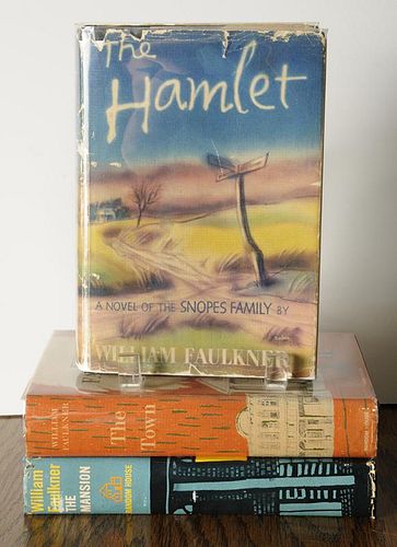 Three William Faulker First Editions