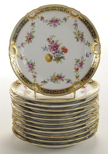 Set of Twelve Royal Vienna Plates