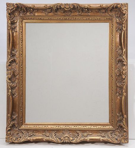 Modern Gilt Framed Mirror