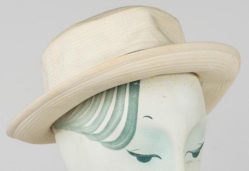 Chanel Nylon Boater Hat