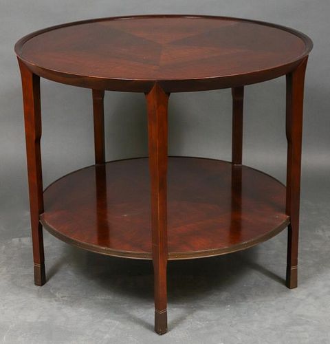 Baker Mahogany Two-Tier Occasional Table