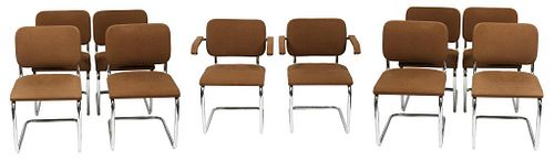 Breuer For Thonet B 64 Cantilevered Chairs, 10