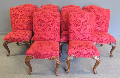 Set Of 10 Althorp Theodore Alexander Upholstered