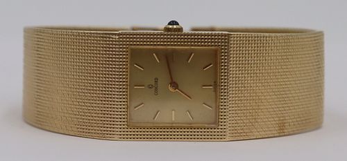 JEWELRY. Concord 14kt Gold Ladies Watch.