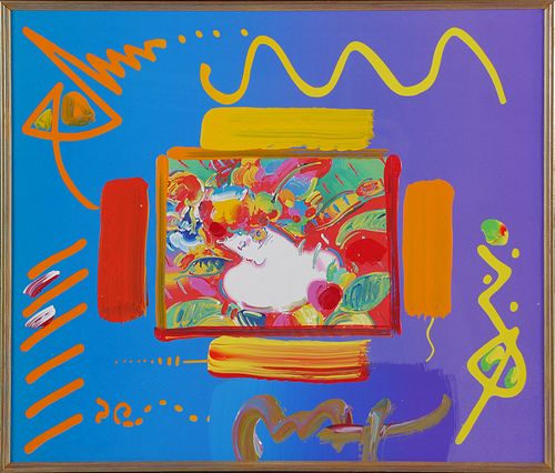 PETER MAX, Mixed Media, Signed