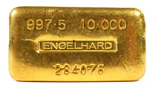 10 Ounce GOLD Englehard Bar Ingot
