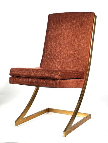 (6) Milo Baughman Cantilever Z Dining Chairs