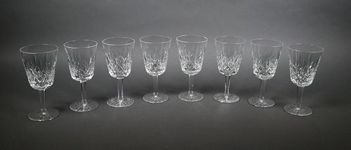 (8) WATERFORD Lismore Crystal Wine Water Goblet