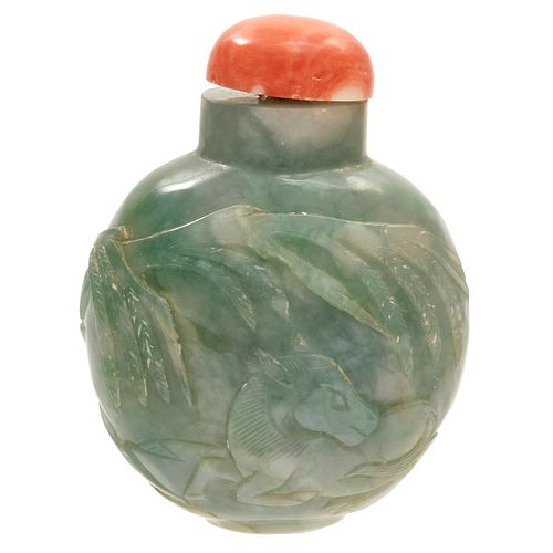 Jadeite Snuff Bottle, 19th Century