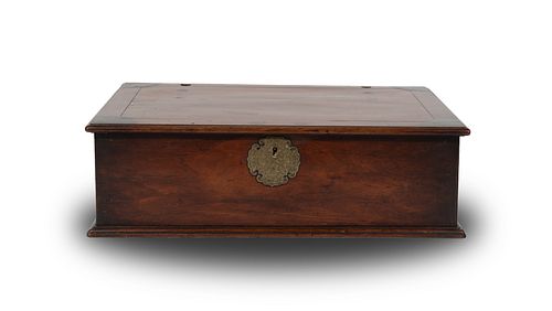 Chinese Huanghuali Cashiers Box, 18th Century
